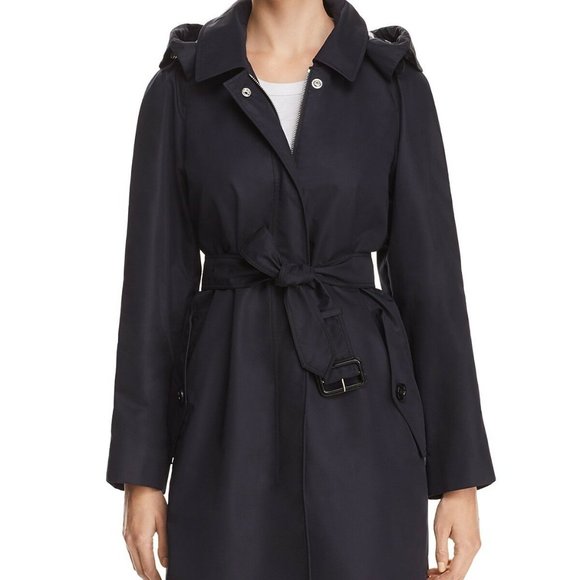 Burberry London Kibworth Heritage Trench Jacket Coat NWT US 10 Navy Blue $895